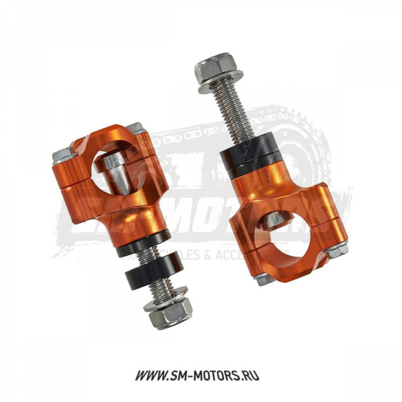 Кронштейны крепления руля OTOM (пара) 28мм оранжевые M12 CNC купить Кронштейны крепления руля OTOM (пара) 28мм оранжевые M12 CNC купить