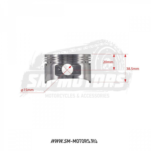 Поршень KAYO двиг. 1P63QML купить Поршень KAYO двиг. 1P63QML купить