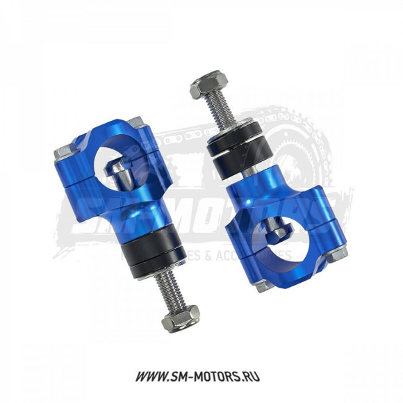 Кронштейны крепления руля OTOM (пара) 28мм синие M10 CNC купить Кронштейны крепления руля OTOM (пара) 28мм синие M10 CNC купить