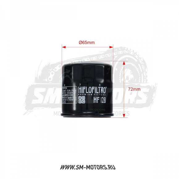 Фильтр масляный HI-FLO HF128 купить Фильтр масляный HI-FLO HF128 купить