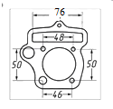 Головка цилиндра 4Т 152FMH D52,4 (d=20/23) в сборе (к-т с распредвалом); DELTA, ALPHA, ATV110, Т110 купить Головка цилиндра 4Т 152FMH D52,4 (d=20/23) в сборе (к-т с распредвалом); DELTA, ALPHA, ATV110, Т110 купить