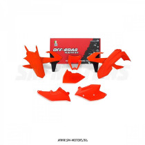 Комплект пластика R-TECH KTM EXC/EXC-F/XC-W 17-19 неоновый оранжевый (R-KITKTM-AN0-517)