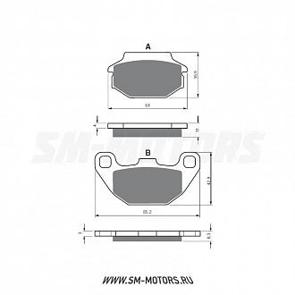 Тормозные колодки GOLD FREN Sintered S3 183 (FA 305) купить