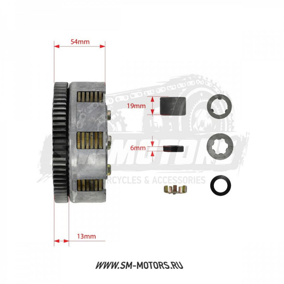 Сцепление в сборе KAYO двиг. ZS155 см3 (67Z) CN купить Сцепление в сборе KAYO двиг. ZS155 см3 (67Z) CN купить