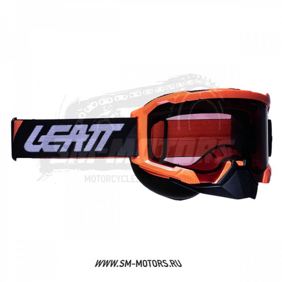 Очки для мотокросса LEATT Velosity 4.5 SNX OTG Hi-Viz оранжевые/ розовая линза UC 32% (8022010670) купить