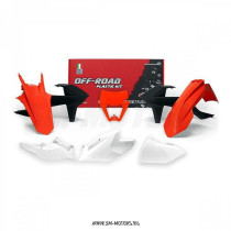 Комплект пластика R-TECH KTM EXC/EXC-F/XC-W 17-19 оранжевый/белый/черный (R-KITKTM-OEM-517)