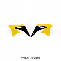 Обтекатели радиатора R-TECH SUZUKI RMZ450 08-17 RMX450Z 10-19 желтый/черный (R-CVRMZGINR08)