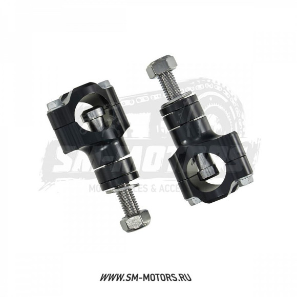 Кронштейны крепления руля OTOM (пара) 28мм черные M12 CNC купить Кронштейны крепления руля OTOM (пара) 28мм черные M12 CNC купить