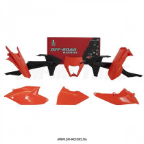 Комплект пластика R-TECH KTM EXC/EXC-F/XC-W 17-19 оранжевый/черный (R-KITKTM-OEM-518)