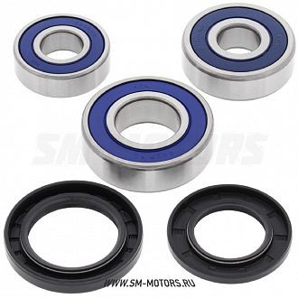 Подшипники заднего колеса ALL BALLS KAWASAKI ER5 97-06 EX250 Ninja 86-12 EX300 Ninja 13-15 (25-1234) купить