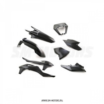 Комплект пластика R-TECH KTM EXC/EXC-F/XC-W 17-19 черный (R-KITKTM-NR0-517)