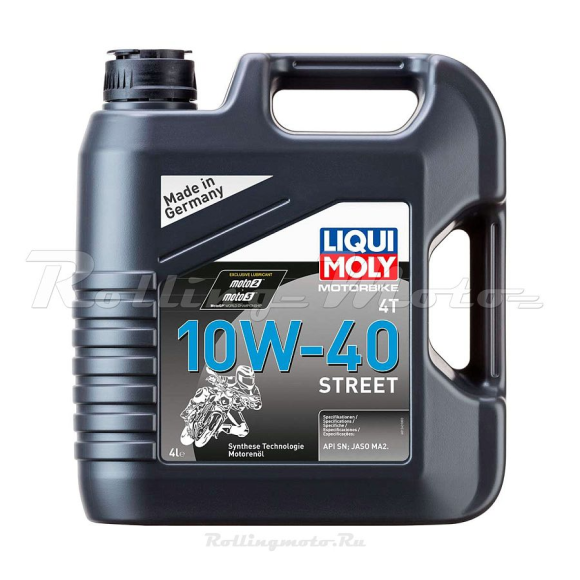 Масло Liqui Moly 4T Motorbike Street 10W-40 HC-Synth (1243) купить