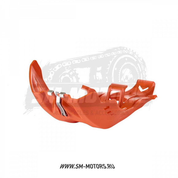 Защита двигателя + прогрессии POLISPORT (пластик) KTM SX-F250/350 16-21 оранжевый (8469100005) купить