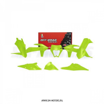 Комплект пластика R-TECH KTM EXC/EXC-F/XC-W/XCF-W 20-22 неоновый желтый (R-KITKTM-GF0-520)