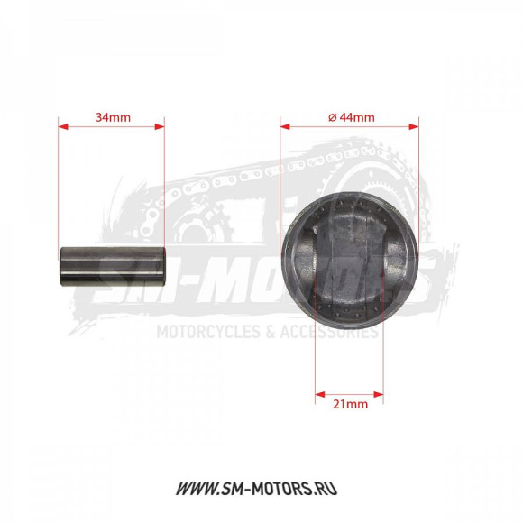 Поршень YCF двиг. 1P44FZA d44 p13 в сборе купить Поршень YCF двиг. 1P44FZA d44 p13 в сборе купить