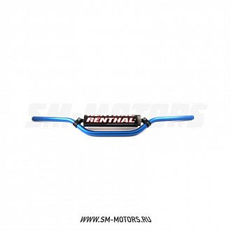 Руль алюминиевый RENTHAL 7/8 MX/Enduro 966-05-BU (807 x 88 мм) синий купить