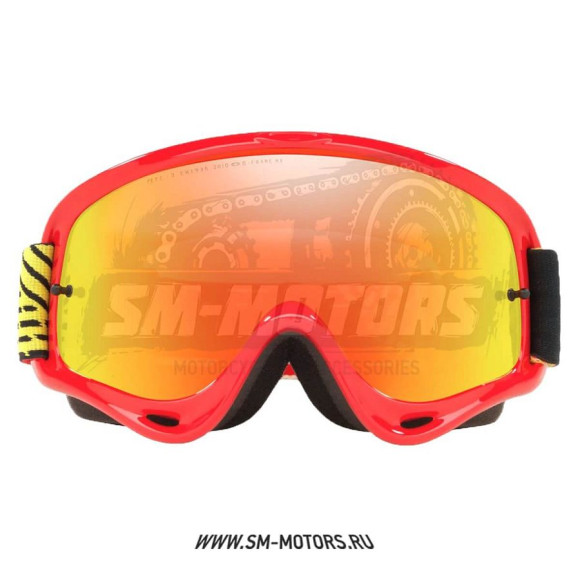Очки для мотокросса OAKLEY O-Frame Circuit красные-желтые / красная Iridium (OO7029-60) купить Очки для мотокросса OAKLEY O-Frame Circuit красные-желтые / красная Iridium (OO7029-60) купить