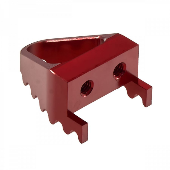 Опорная площадка педали тормоза KAYO питбайк CNC красная купить Опорная площадка педали тормоза KAYO питбайк CNC красная купить