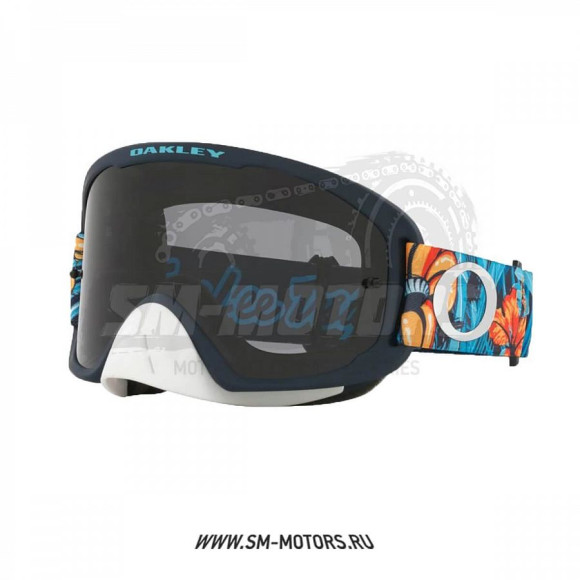 Очки для мотокросса OAKLEY O-Frame 2.0 PRO MX TLD COSMIC JUNGLE чёрные-синие./тёмо-серая (OO7115-36) купить