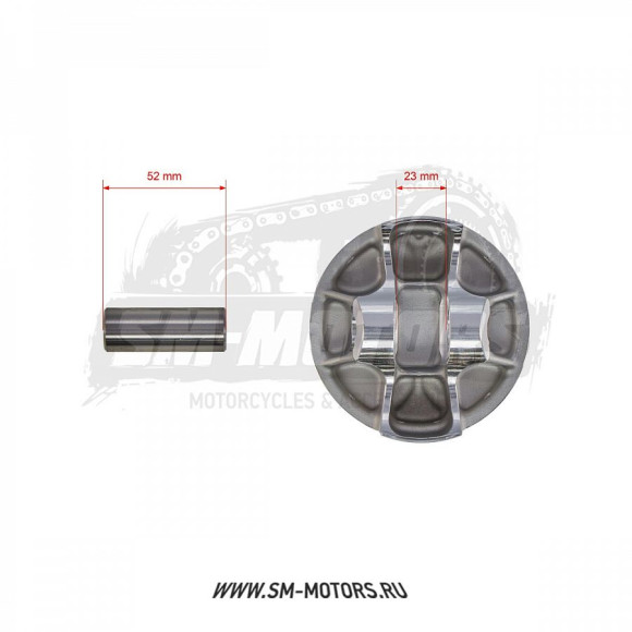 Поршень в сборе PRO-X KTM EXC450 12-16 EXC-F450 17-20 HUSQVARNA FE450 14-19 d-94,94 мм (01.6432.A) купить