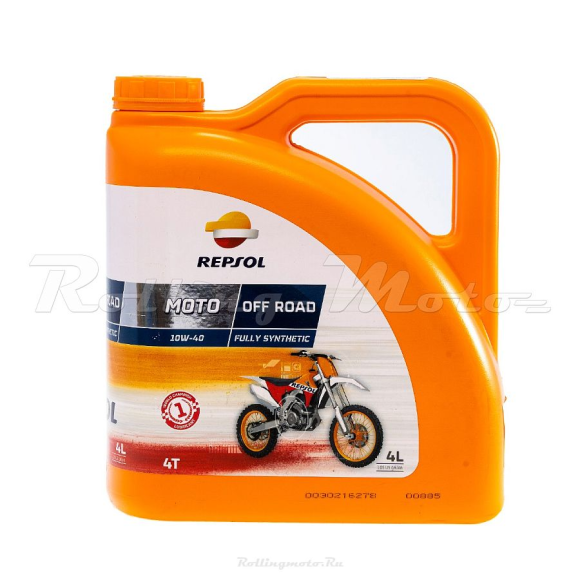 Масло REPSOL 4t MOTO OFF ROAD 10W-40, 4л купить