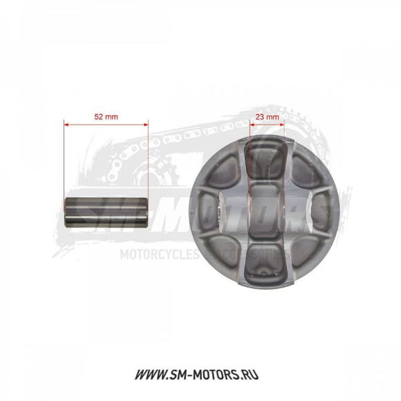 Поршень в сборе PRO-X KTM EXC450 12-16 EXC-F450 17-20 HUSQVARNA FE450 14-19 d-94,95 мм (01.6432.B) купить