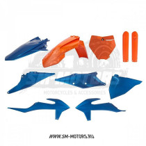 Комплект пластика POLISPORT KTM SX/SX-F/XC/XC-F 19-22 синий/красный металлик (91053)