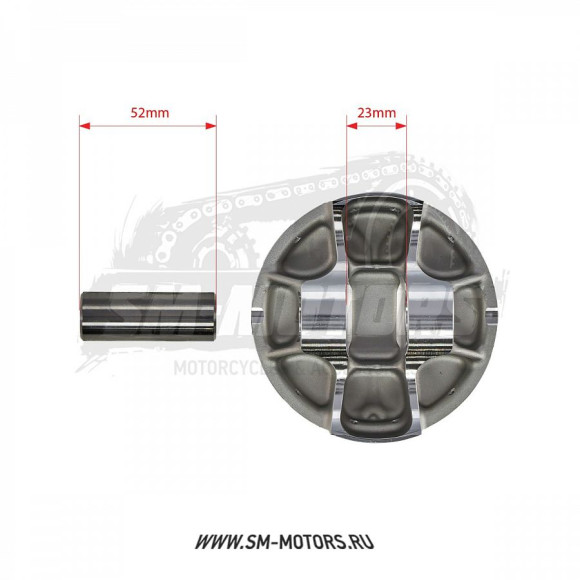Поршень в сборе PRO-X KTM EXC500 12-16 EXC-F500 17-19 HUSQVARNA FE501 14-19 d-94,96 мм (01.6512.B) купить Поршень в сборе PRO-X KTM EXC500 12-16 EXC-F500 17-19 HUSQVARNA FE501 14-19 d-94,96 мм (01.6512.B) купить
