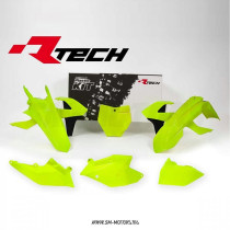Комплект пластика R-TECH KTM SX/SX-F 16-18 XC/XC-F 17-18 неоновый желтый (R-KITKTM-GF0-516)