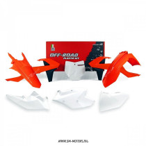 Комплект пластика R-TECH KTM SX/SX-F 16-18 XC/XC-F 17-18 оранжевый/белый/черный (R-KITKTM-OEM-536)