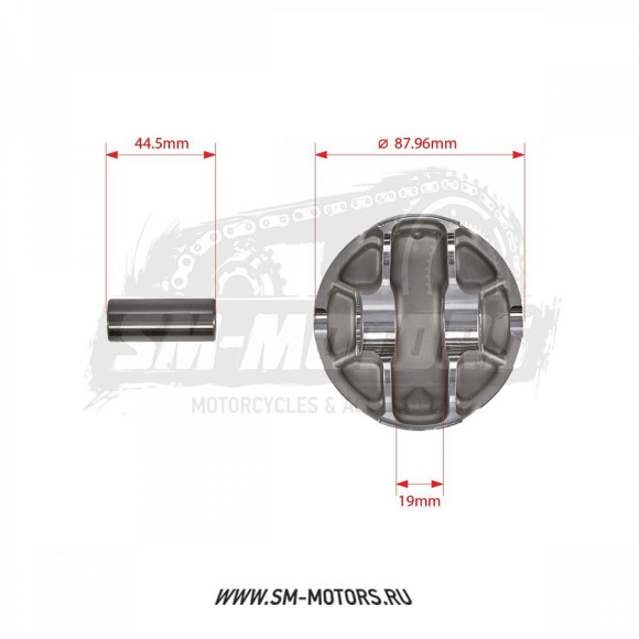 Поршень в сборе PRO-X KTM EXC-F350 17-19 HUSQVARNA FE350 17-19 d-87,96 мм (01.6367.A) купить Поршень в сборе PRO-X KTM EXC-F350 17-19 HUSQVARNA FE350 17-19 d-87,96 мм (01.6367.A) купить