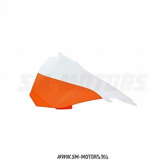 Обтекатель возд. фильтра R-TECH KTM SX85 13-17 оранжевый/белый левый (R-FIKTMBNARSX85) купить