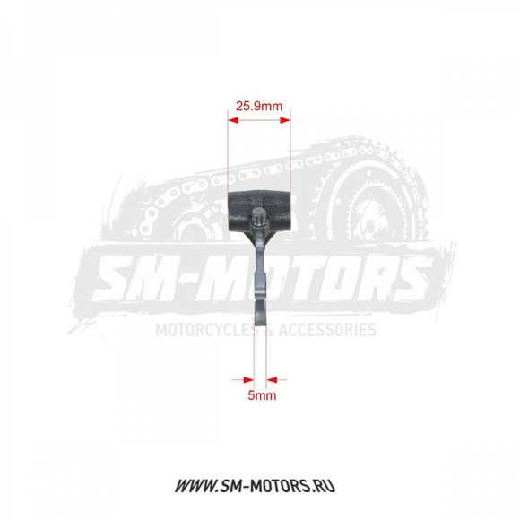 Вилка переключения передач центральная GR7 двиг. MT-250 2T OEM купить Вилка переключения передач центральная GR7 двиг. MT-250 2T OEM купить