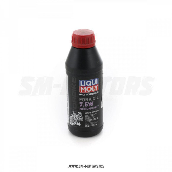 Масло для вилок Liqui Moly Motorrad Fork Oil 7,5W (синт.) 0,5л , (3099) купить