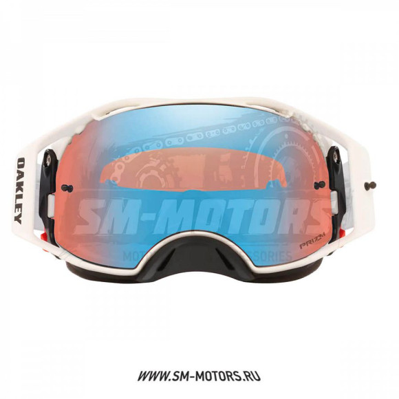 Очки для мотокросса OAKLEY Airbrake Factory Pilot белые/ синяя Prizm MX (OO7046-94) купить Очки для мотокросса OAKLEY Airbrake Factory Pilot белые/ синяя Prizm MX (OO7046-94) купить