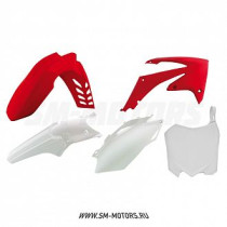 Комплект пластика R-TECH HONDA CRF250R 10 CRF450R 09-10 красный/белый (R-KITCRF-OEM-513)
