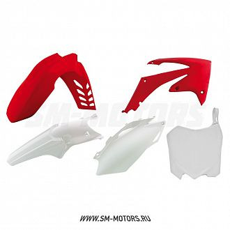 Комплект пластика R-TECH HONDA CRF250R 10 CRF450R 09-10 красный/белый (R-KITCRF-OEM-513) купить