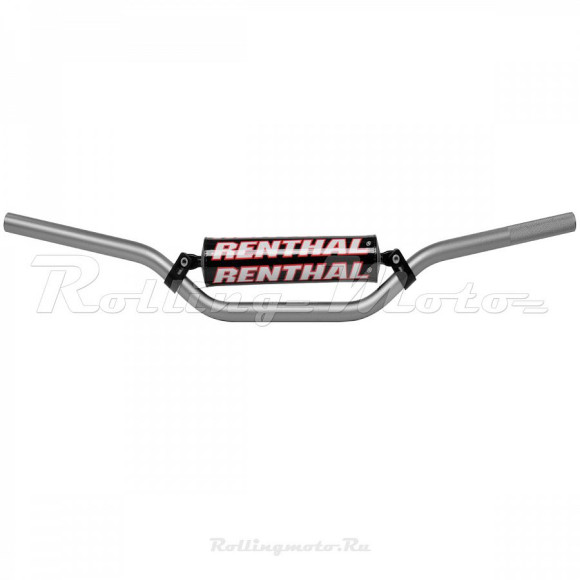 Руль алюминиевый RENTHAL 7/8 ROAD Low 754-01-SI (759 x 101 мм) серебристый купить Руль алюминиевый RENTHAL 7/8 ROAD Low 754-01-SI (759 x 101 мм) серебристый купить