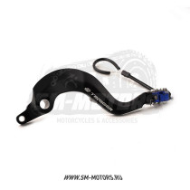 Педаль заднего тормоза ZETA TRIGGER YAMAHA YZ125/250 05-21 синий (ZE90-7316)