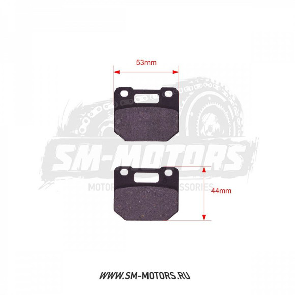 Колодки дискового тормоза передние YCF SPIII с 2015 г. (радиальный тормоз) купить Колодки дискового тормоза передние YCF SPIII с 2015 г. (радиальный тормоз) купить