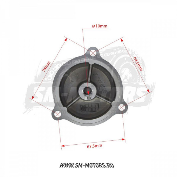 Крышка редуктора электростартера ATV KAYO двиг. ZS CBB250 (воздушный) CN купить Крышка редуктора электростартера ATV KAYO двиг. ZS CBB250 (воздушный) CN купить