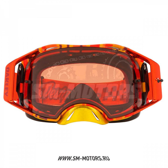 Очки для мотокросса OAKLEY Airbrake TLD красные-желтые-оранжевые / бронзовая Prizm MX (OO7046-B3) купить Очки для мотокросса OAKLEY Airbrake TLD красные-желтые-оранжевые / бронзовая Prizm MX (OO7046-B3) купить
