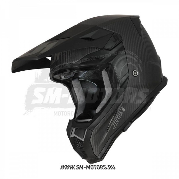 Шлем кроссовый JUST1 J22 Carbon Solid купить