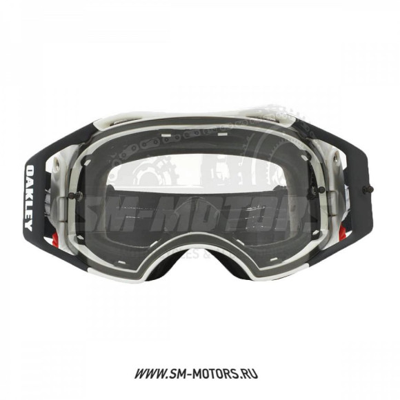 Очки для мотокросса OAKLEY Airbrake Solid белые матовые / прозрачная (57-980) купить Очки для мотокросса OAKLEY Airbrake Solid белые матовые / прозрачная (57-980) купить